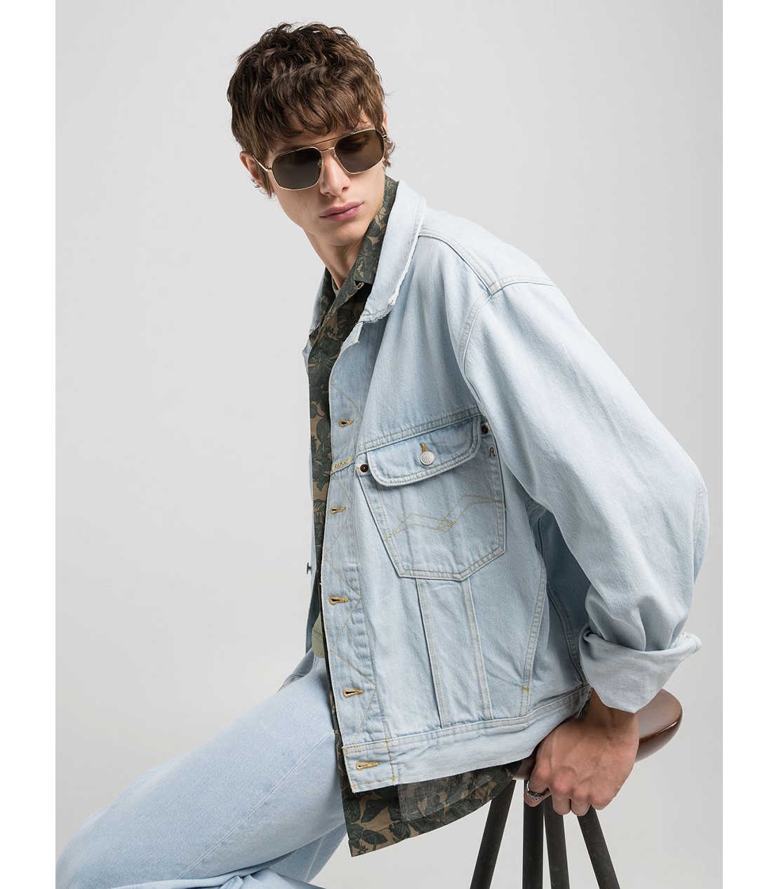 9Z1 ECO PLUS ライトデニムジャケット（セットアップモデル） 詳細画像 スーパーライトブルー 4